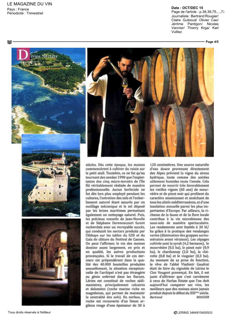 Saint Salonius - 15ème Meilleur Vin de France.