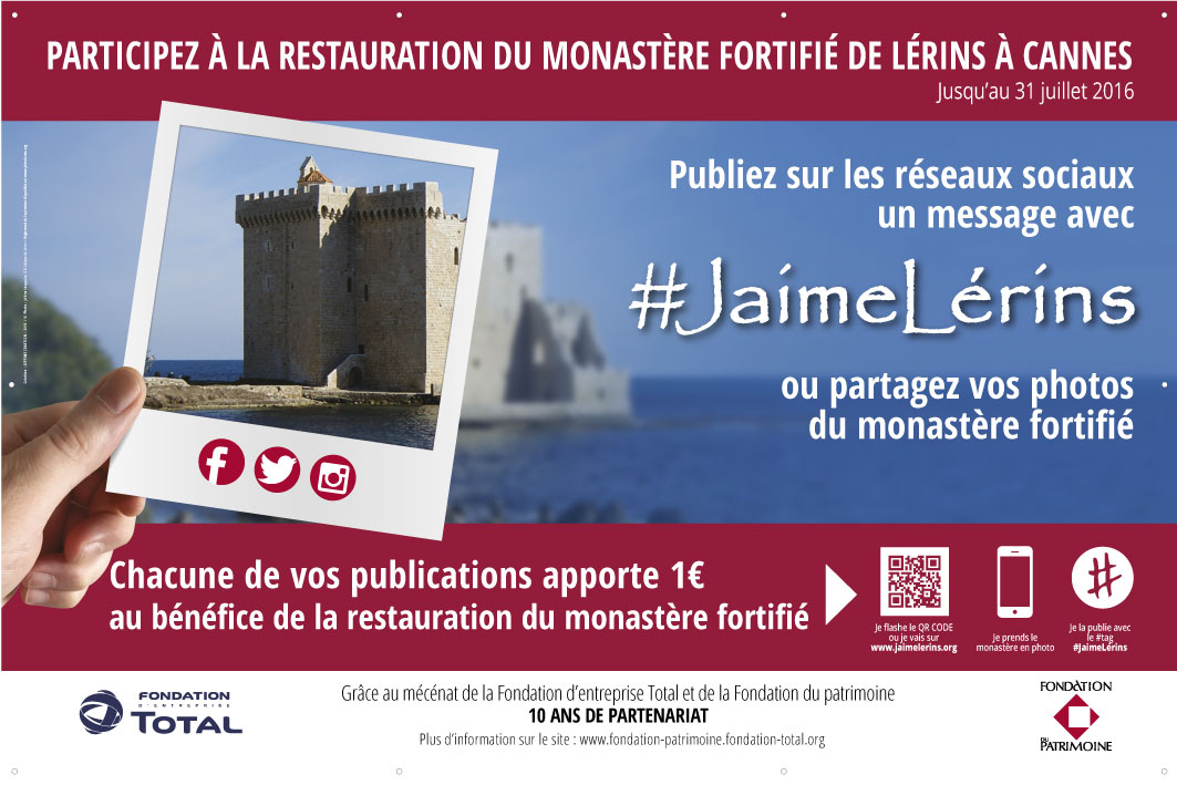 #JaimeLérins - Restauration Monastère Fortifié